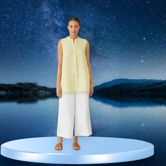 Eileen Fisher Tops - EILEEN FISHER
Sleeveless Cotton Tunic